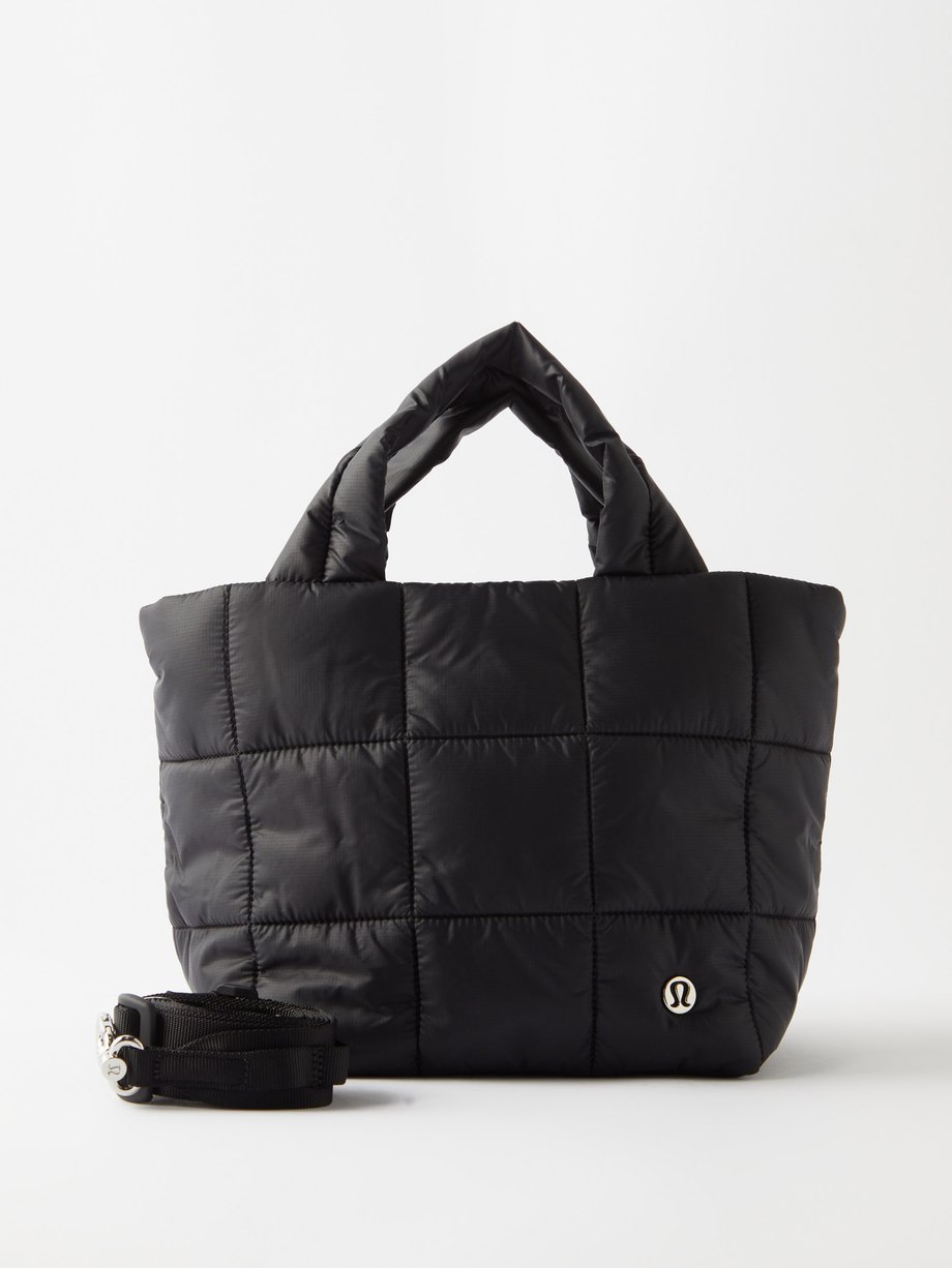 Black Quilted Grid ripstop cross-body bag | lululemon | MATCHES UK
