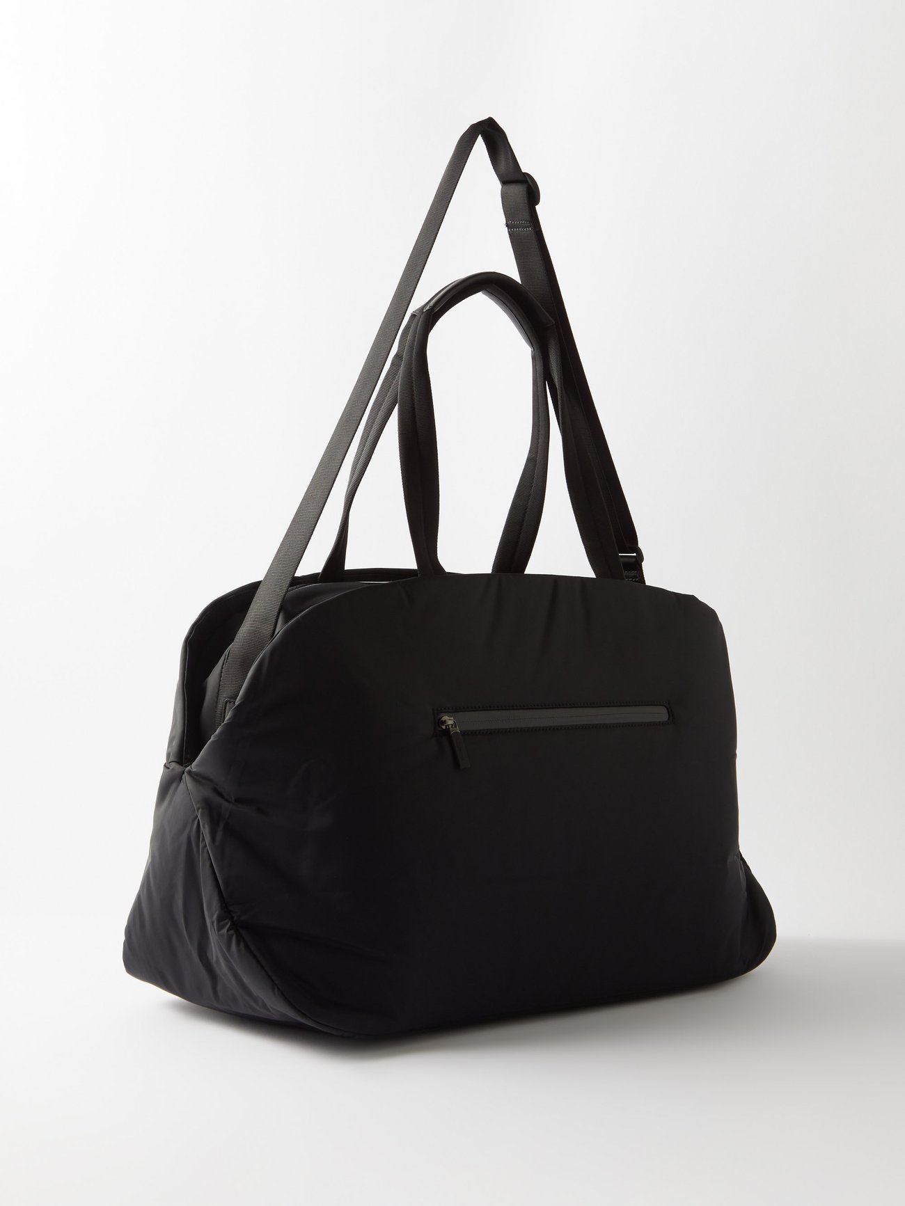Black Go Getter canvas travel bag, lululemon