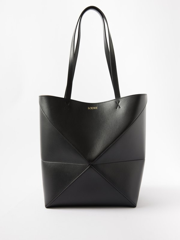 LOEWE Puzzle Fold medium leather tote bag