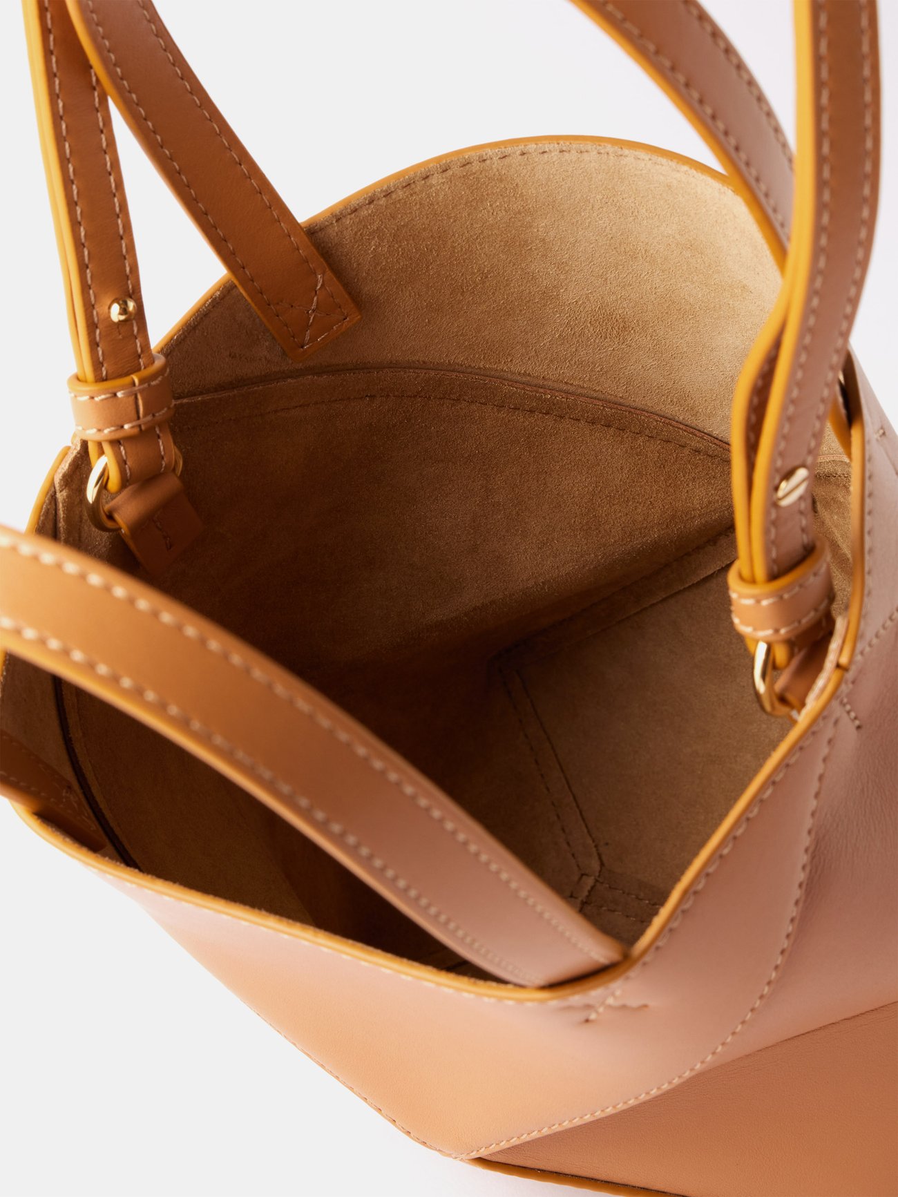 Aesther Ekme orange mini sac leather bag