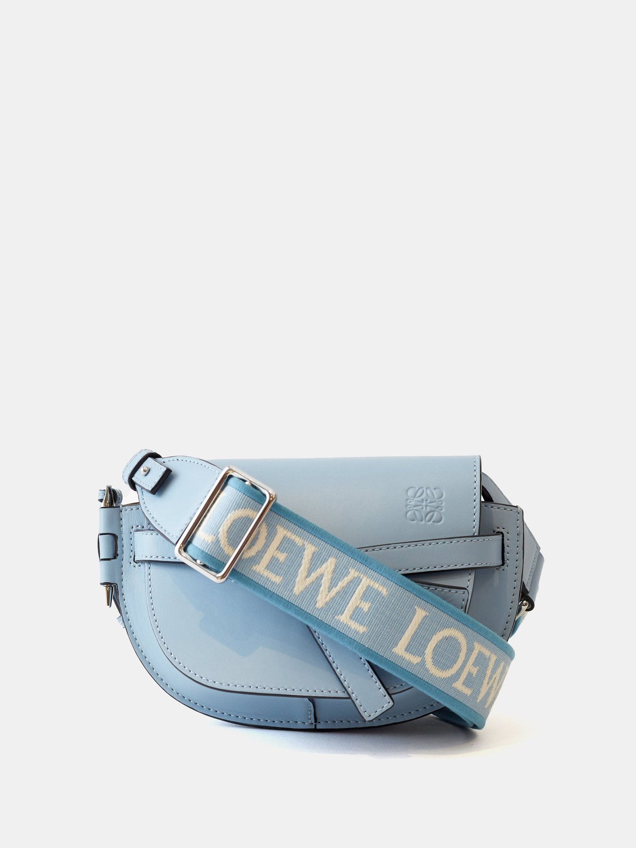 LOEWE - Gate Dual mini leather-blend shoulder bag
