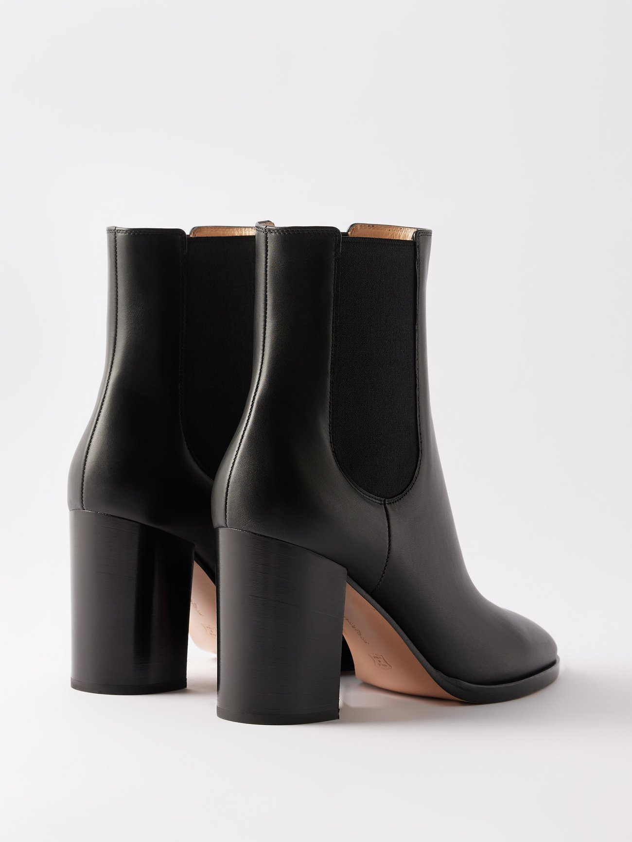 Black Joelle 85 leather Chelsea boots | Gianvito Rossi | MATCHES UK