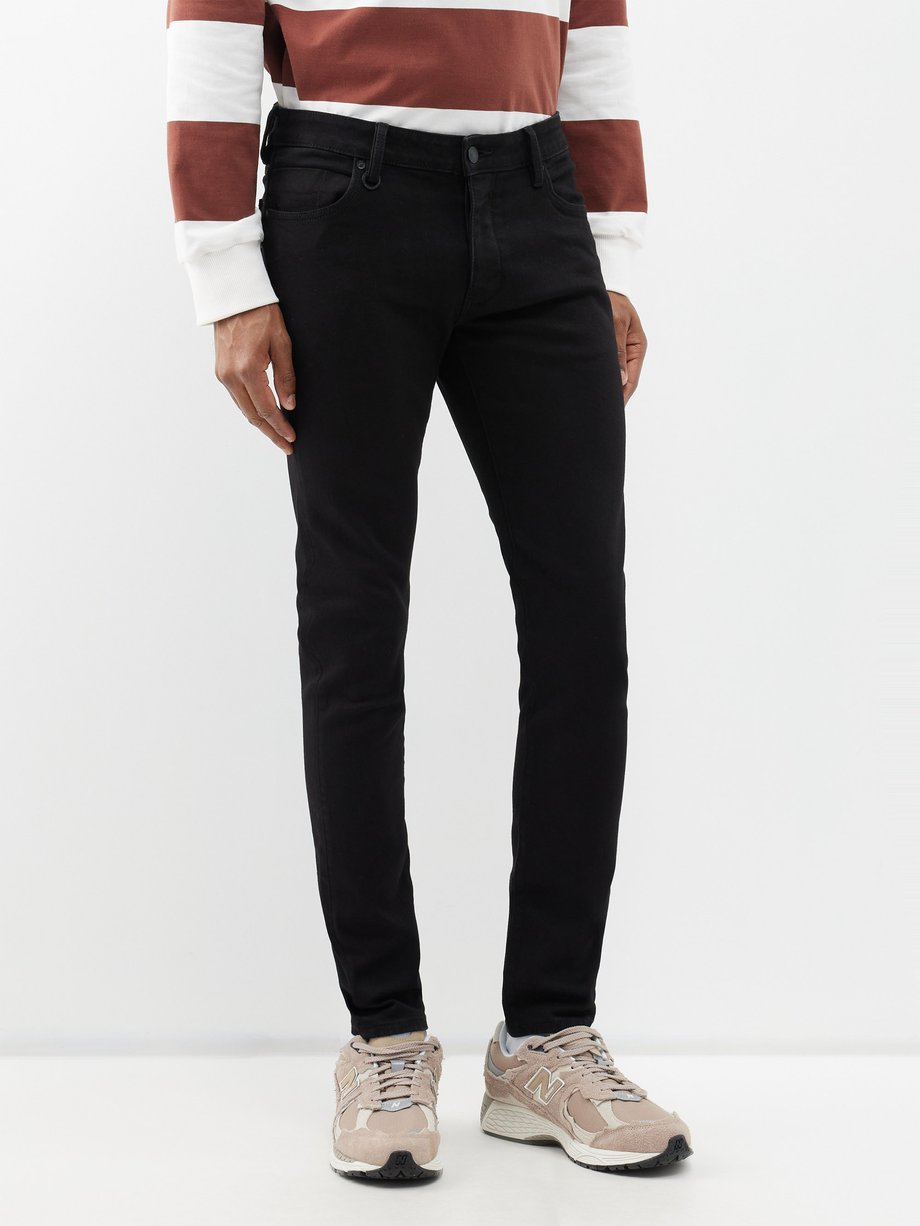 Black Iggy Perfecto skinny jeans | Neuw Denim | MATCHES UK