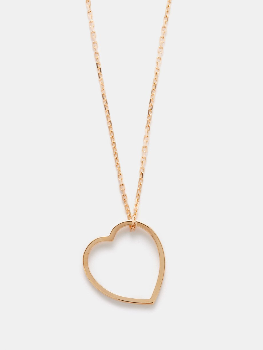 Forever Heart Diamond Set Rose Gold Necklace - Scarlett Jewellery