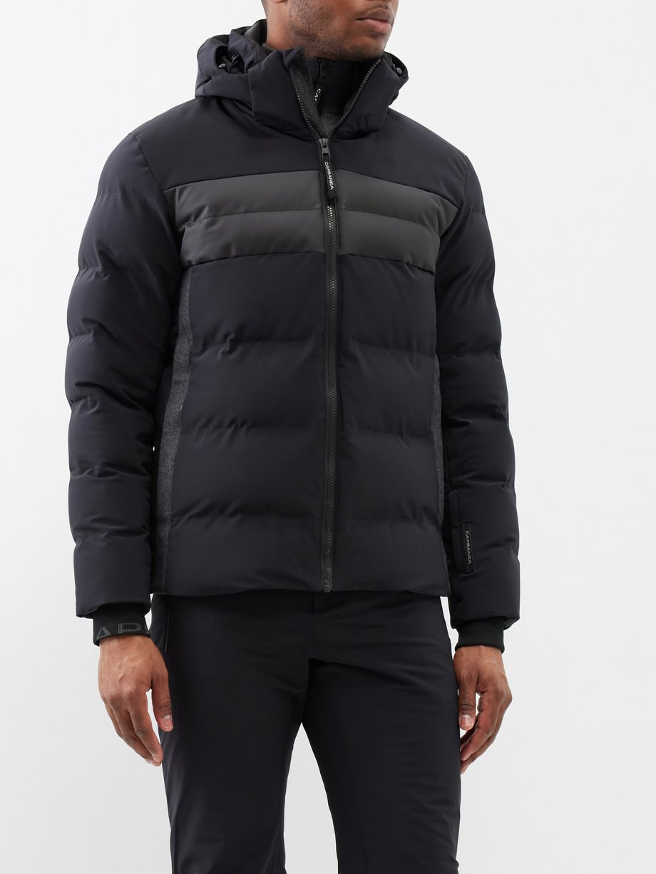 Black Generoso quilted down ski jacket | Capranea | MATCHES UK