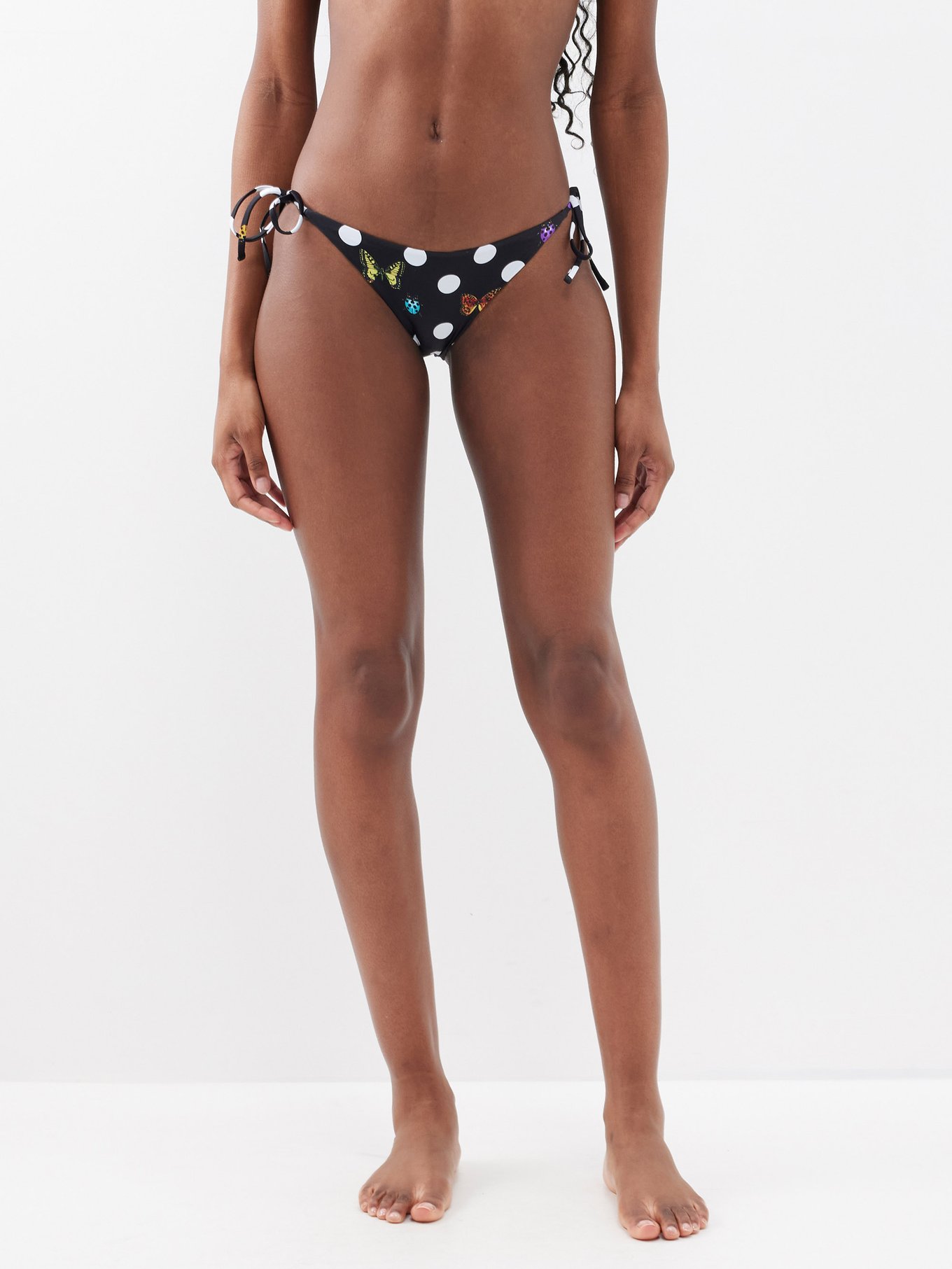 Buy Black Butterfly Ring Bikini Bottoms