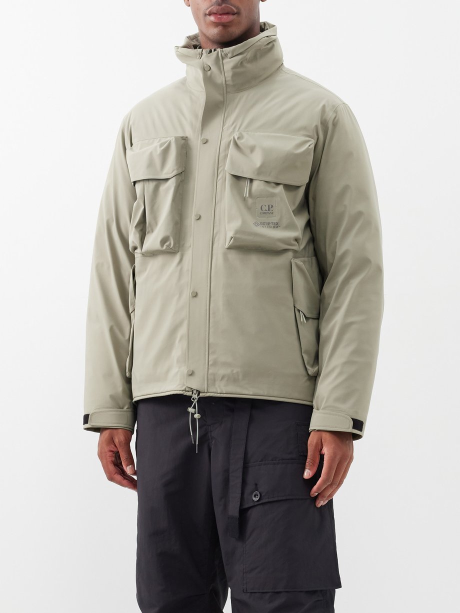 Green Metropolis hooded Gore-Tex jacket | C.P. Company | MATCHES UK