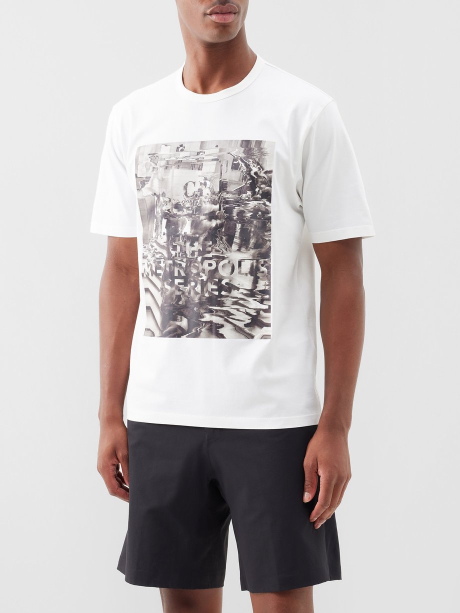 Metropolis Series-print cotton-jersey T-shirt video