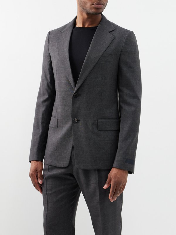 Lanvin Notch-lapel wool suit jacket