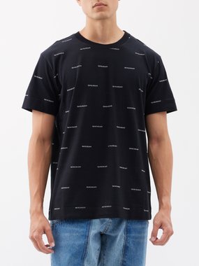 Givenchy Logo-jacquard cotton-jersey T-shirt