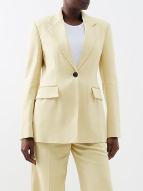 Proenza Schouler Single-breasted twill suit jacket