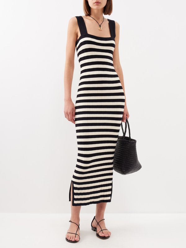 Posse (posse) Camille knitted-cotton midi dress