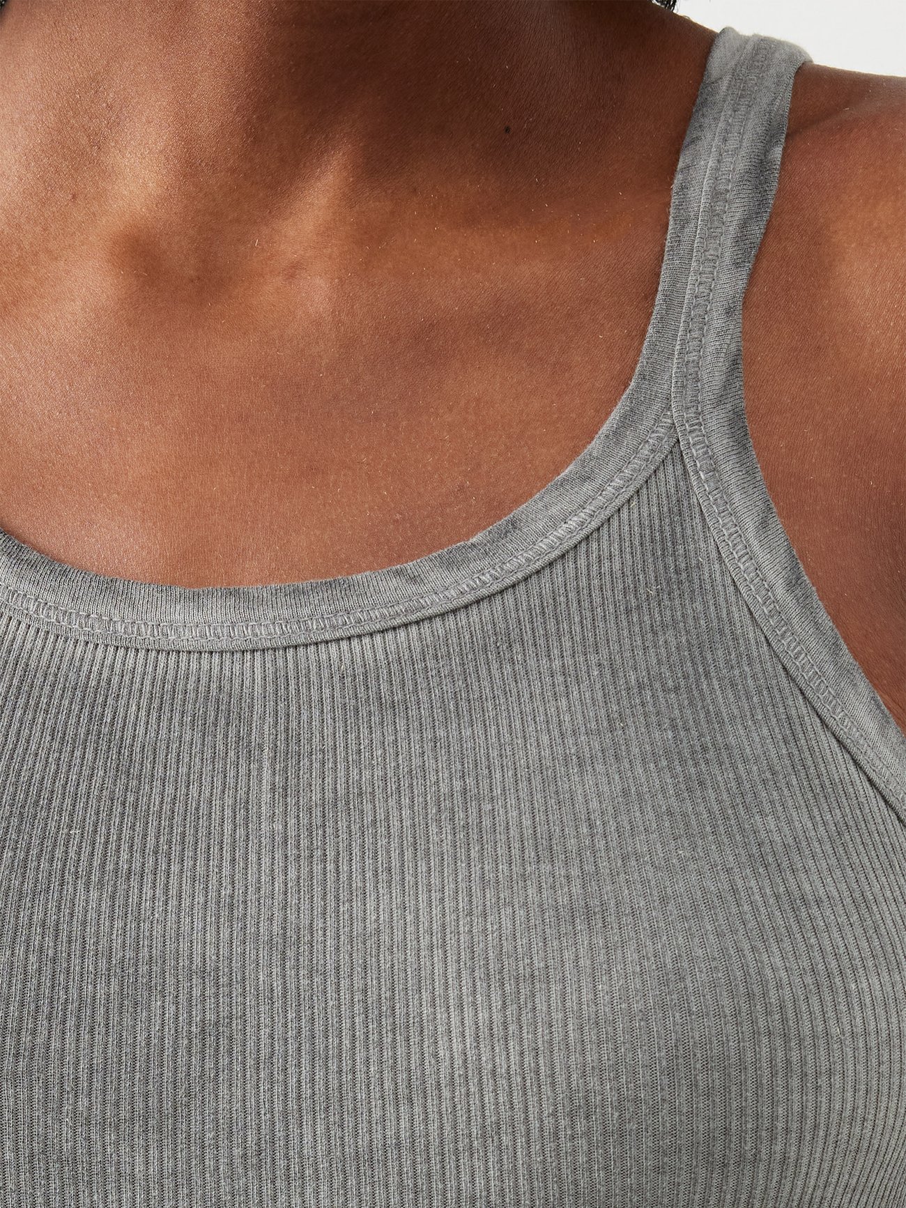 RE/DONE Ribbed cotton-jersey tank