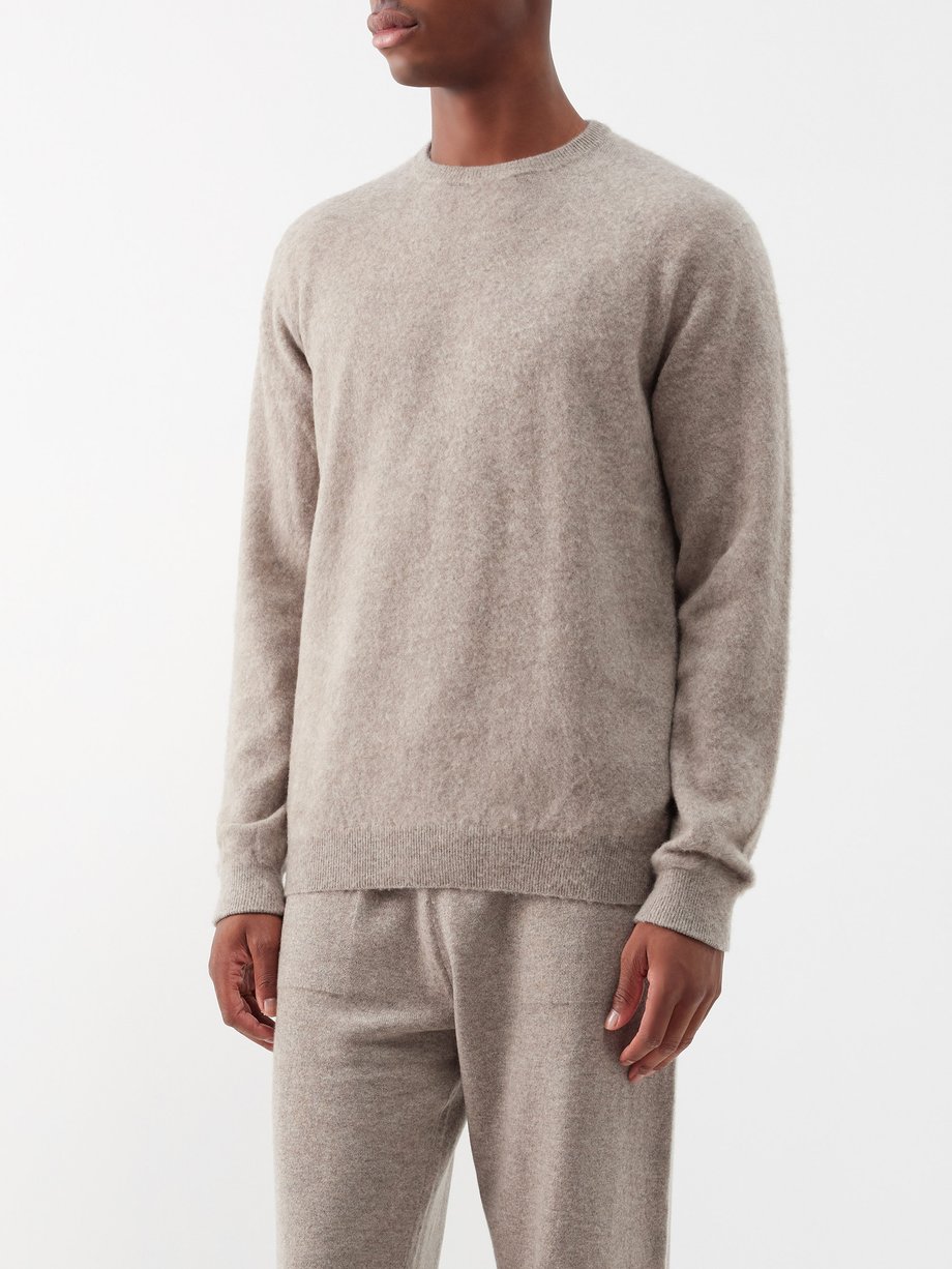 Beige Kane cashmere sweater | Massimo Alba | MATCHESFASHION US