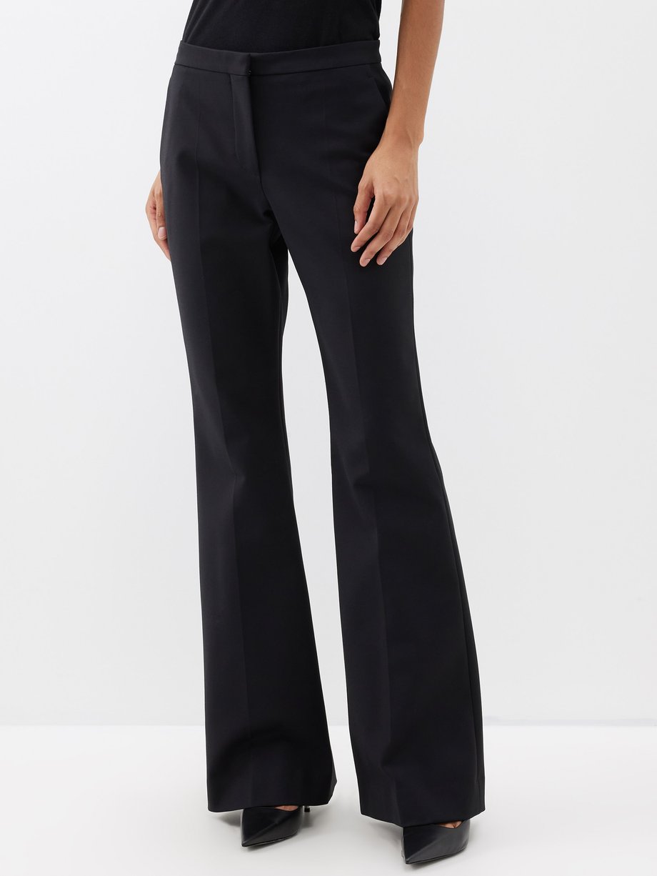 Black Flared tailored trousers | Givenchy | MATCHES UK