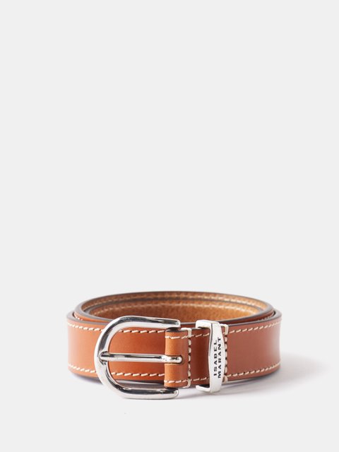 Tan Zadd leather belt, Isabel Marant