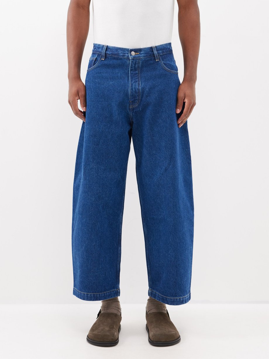 Blue Paolo wide-leg jeans | Studio Nicholson | MATCHESFASHION US