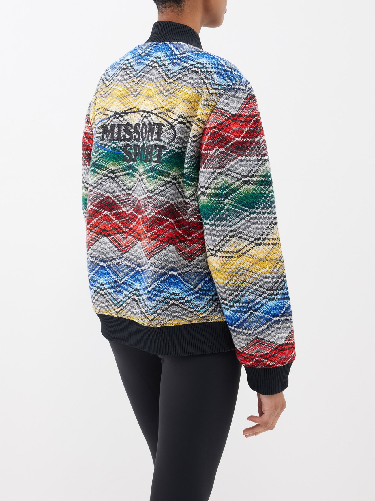 Missoni Men's Zigzag Bomber Jacket