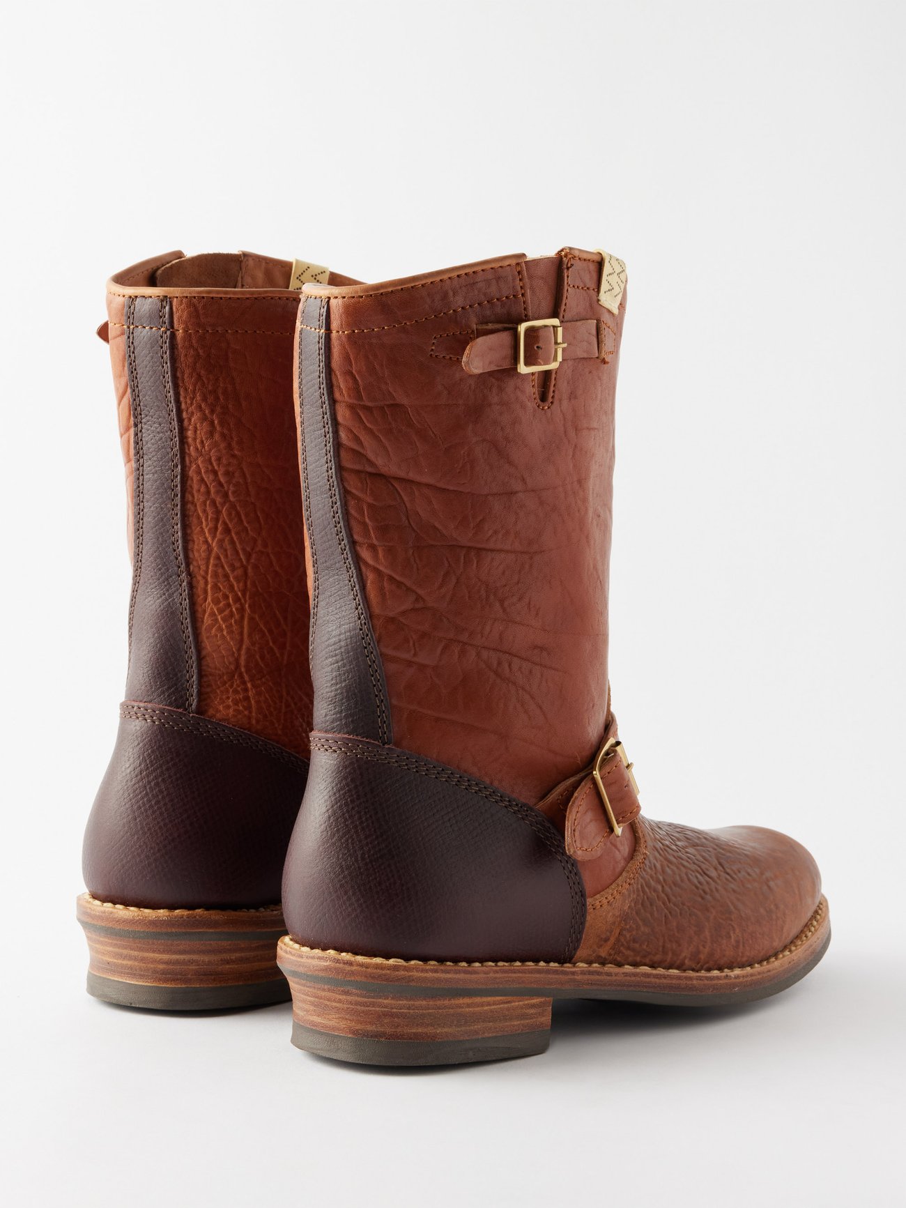 visvim T.W.O. BOOTS-FOLK 9.5 brown | nate-hospital.com