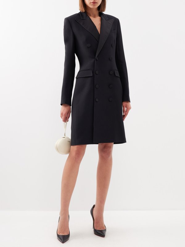 Ralph Lauren Cottrell wool-blend blazer dress