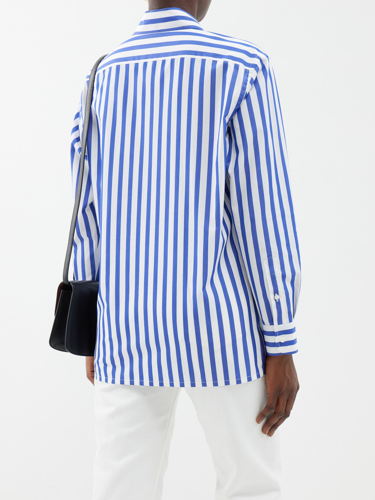 Buy Ralph Lauren Capri Relaxed Fit Striped Cotton Shirt - Crystal