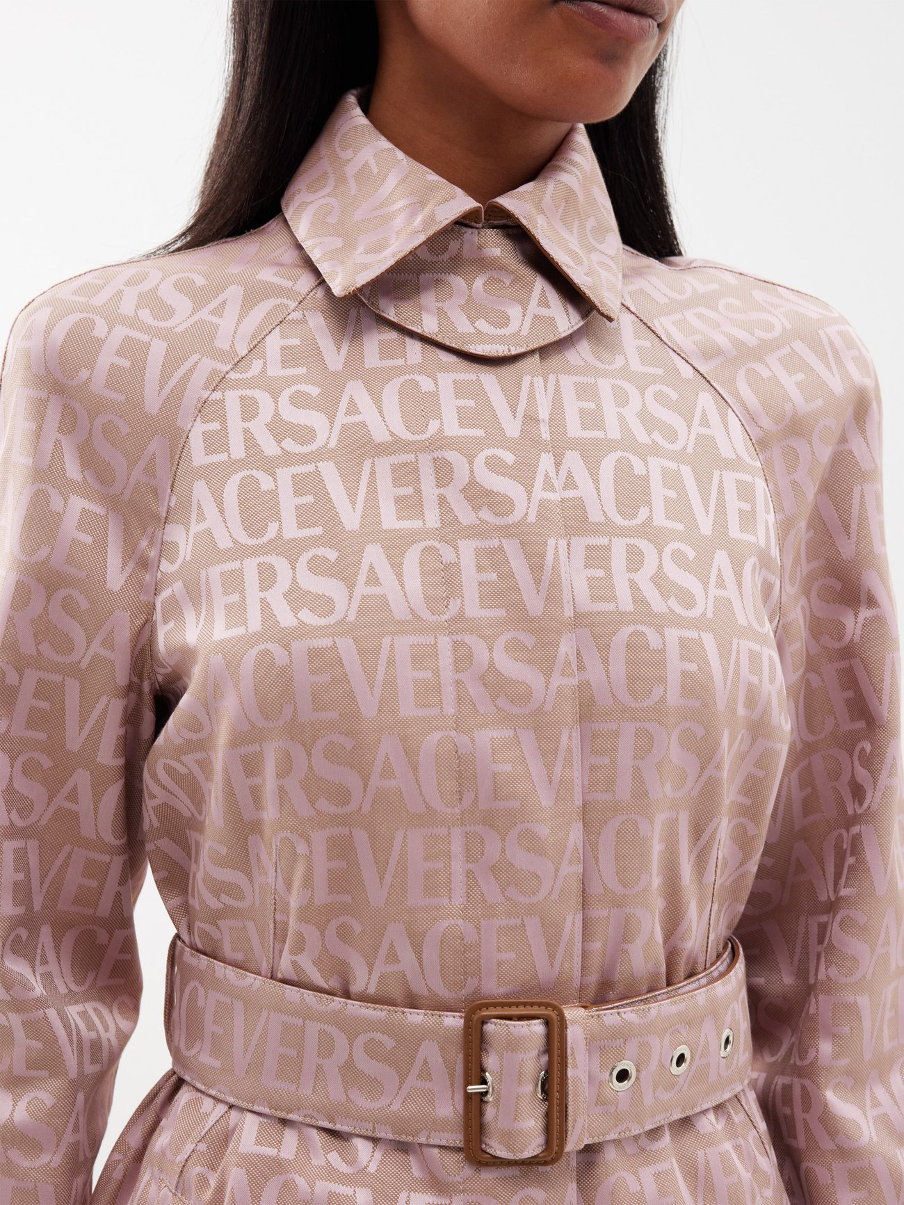 Trench Coat Versace Woman Color Pink