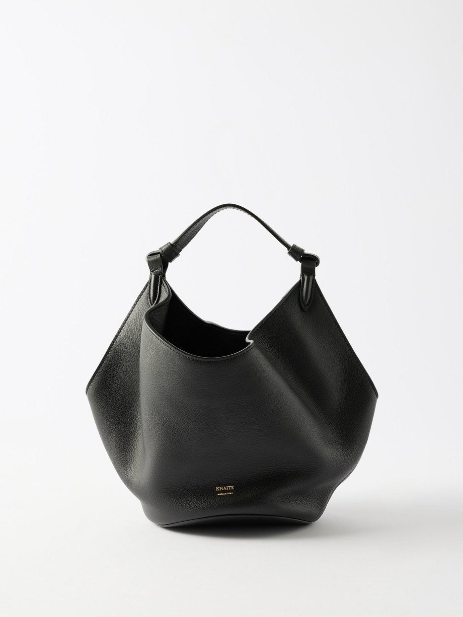 Black Lotus mini leather handbag | Khaite | MATCHESFASHION UK