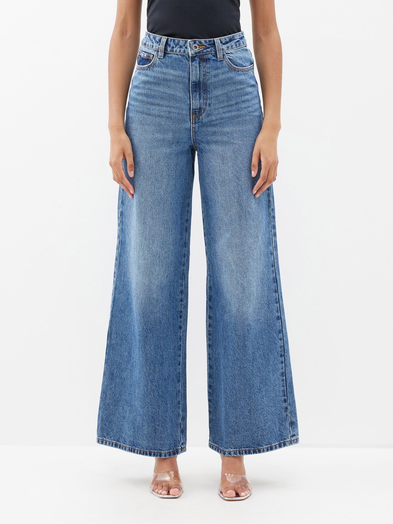 rise leggings Hummel Shaping - Lifestyle - Hummel - claude loose fit jeans  blue - Women's mid - Brands