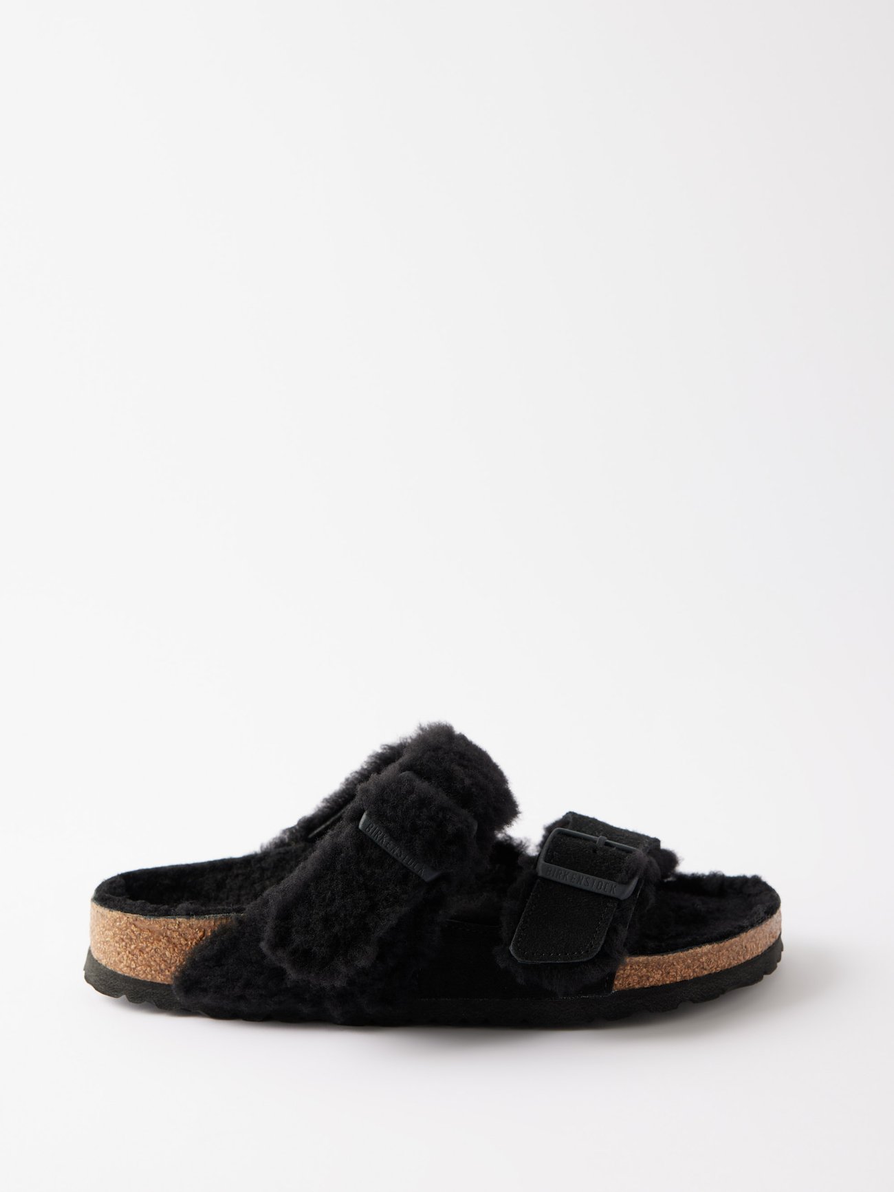 Arizona shearling-lined sandals video