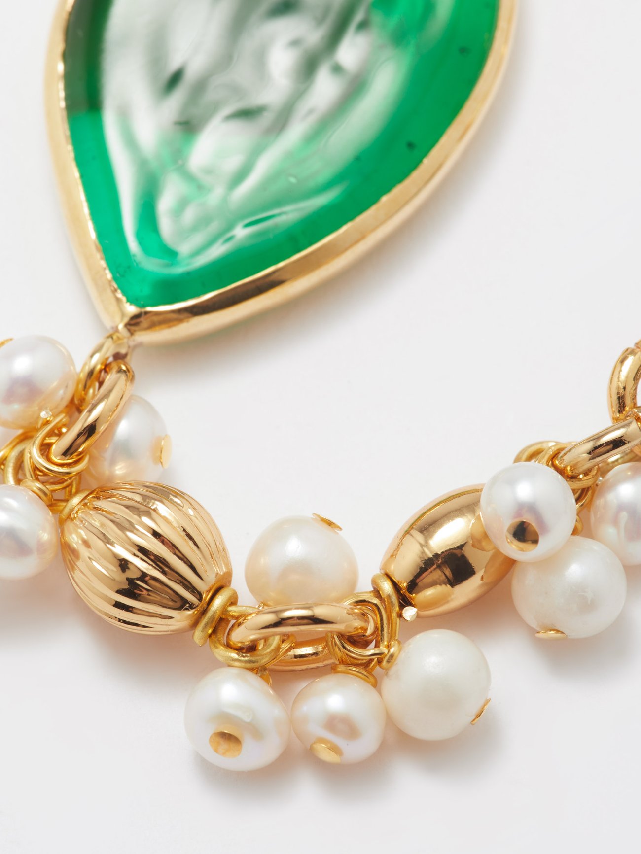 Stylish Golden Imitation Pearl Bracelet For Women Lucky Evil - Temu