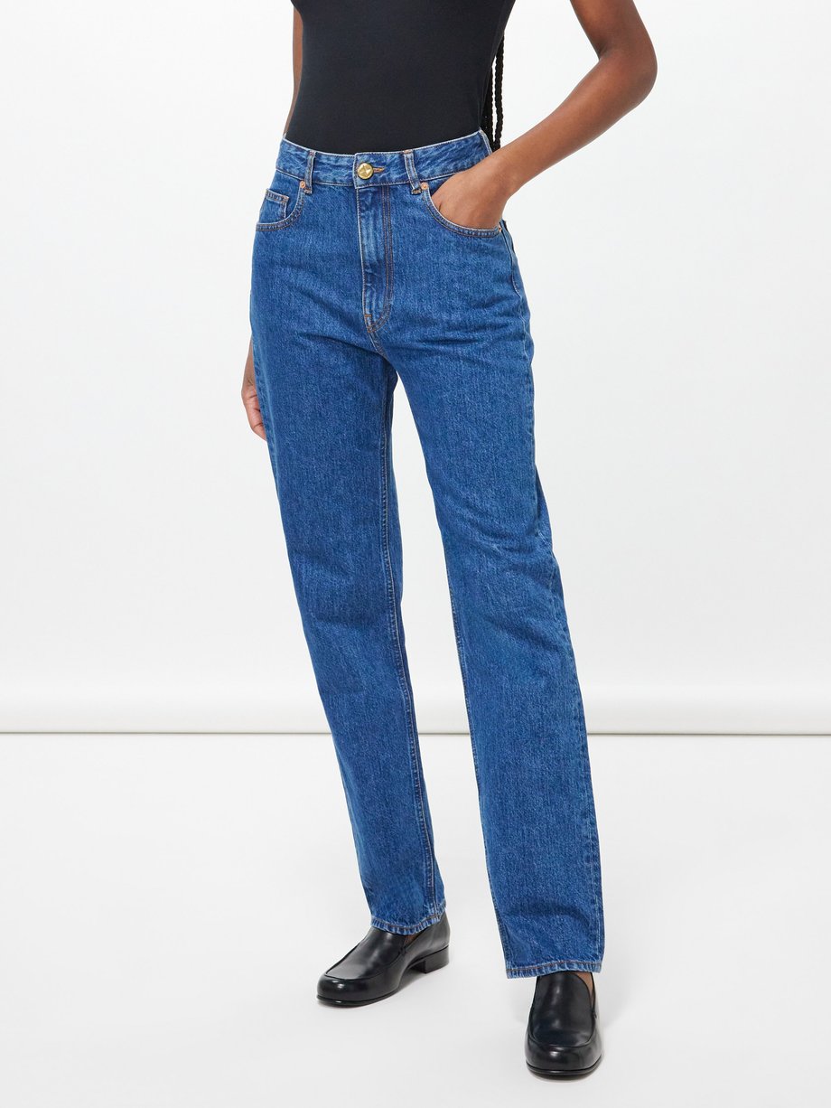 Blue Norico straight-leg jeans | Blazé Milano | MATCHES UK