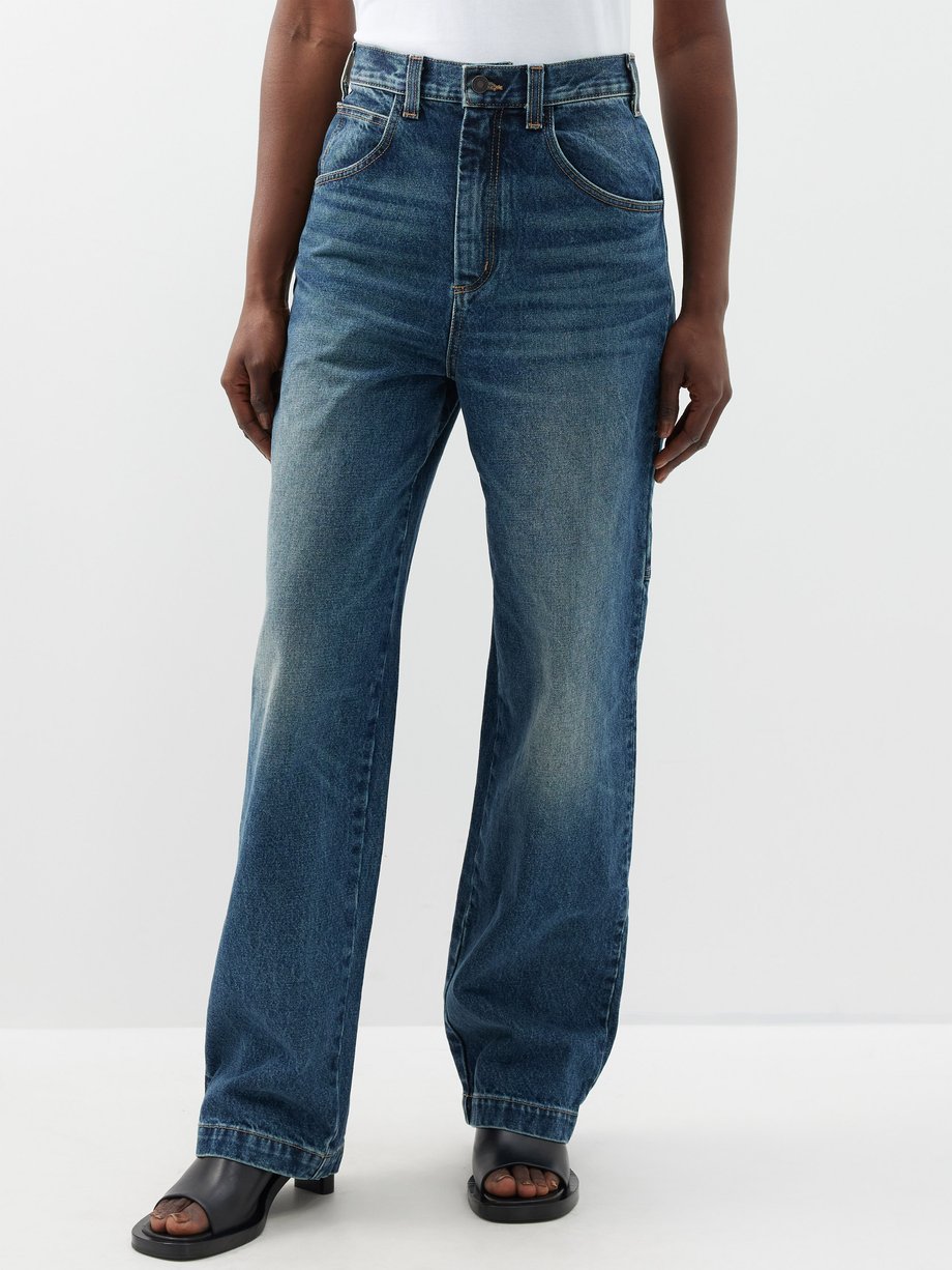 Blue Aaron denim jeans | Nili Lotan | MATCHES UK