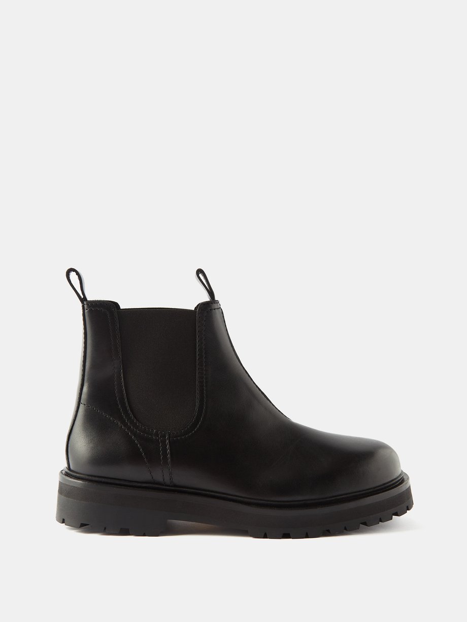 Black Kick leather Chelsea boots | Studio Nicholson | MATCHESFASHION UK