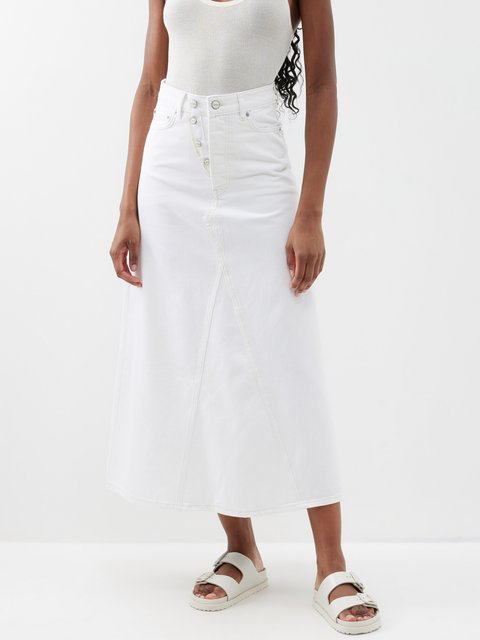 Occasions White Denim Skirt Suit Women's Wedding Church Evening Dinner  plus20W2X | eBay