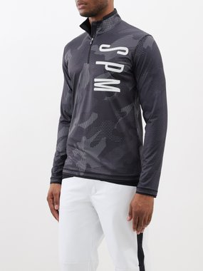 Sportalm Mighty quarter-zip thermal base-layer top