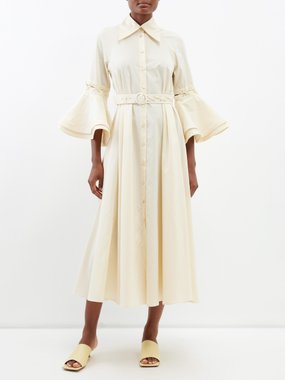 Armoire  Rent this ba&sh Short Flared Sleeve V-Neck Maxi Dress