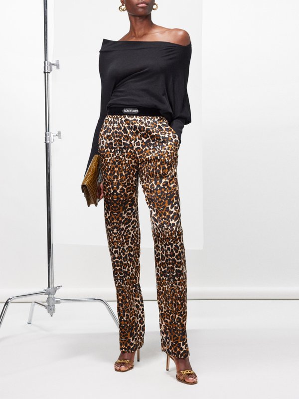 ZW COLLECTION ANIMAL PRINT TROUSERS - Leopard | ZARA India