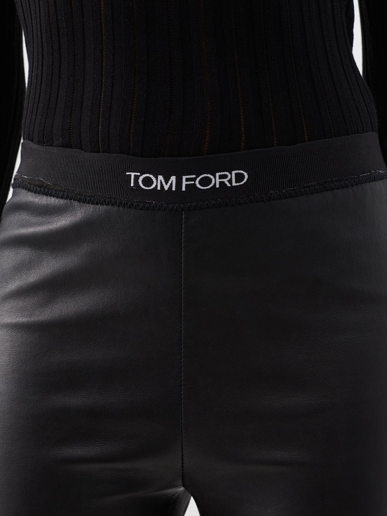 Tom Ford Jacquard Leggings in Black