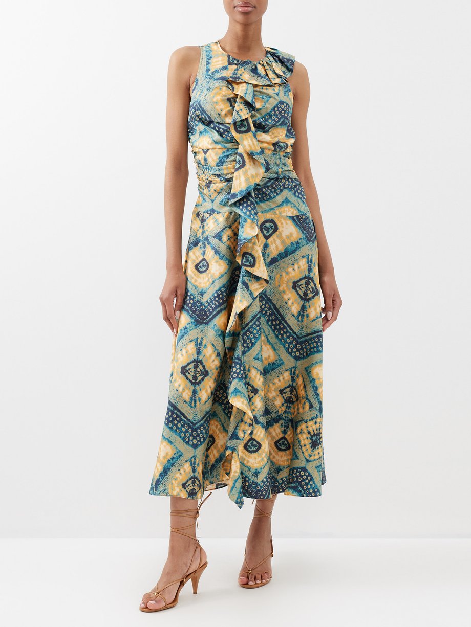 Buy online Global Desi Rust Bird Print Maxi Dress from western wear for  Women by Global Desi for ₹2999 at 0% off | 2024 Limeroad.com