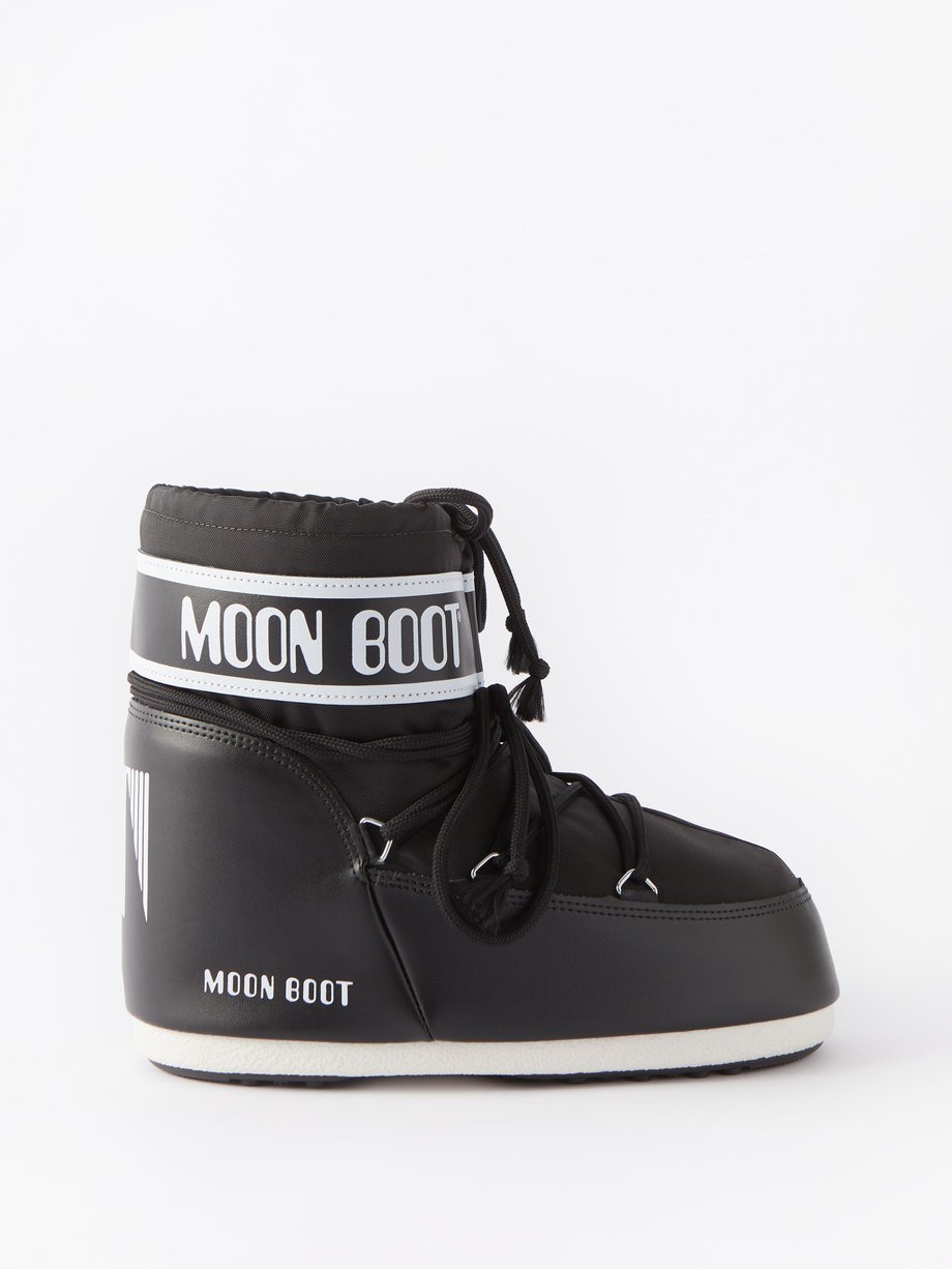 Black Icon snow boots | Moon Boot | MATCHES UK