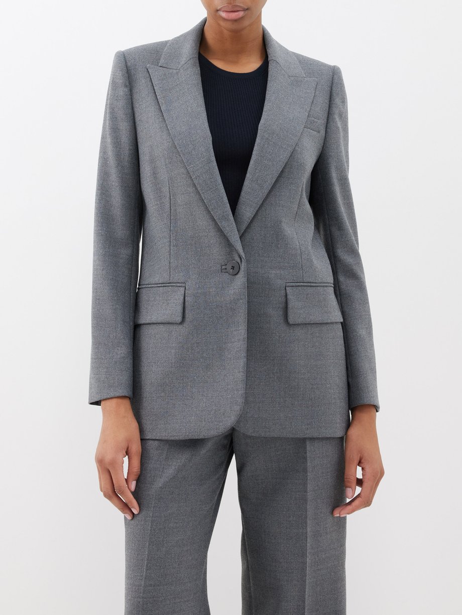 Grey Jordan twill single-breasted jacket | Cefinn | MATCHESFASHION US