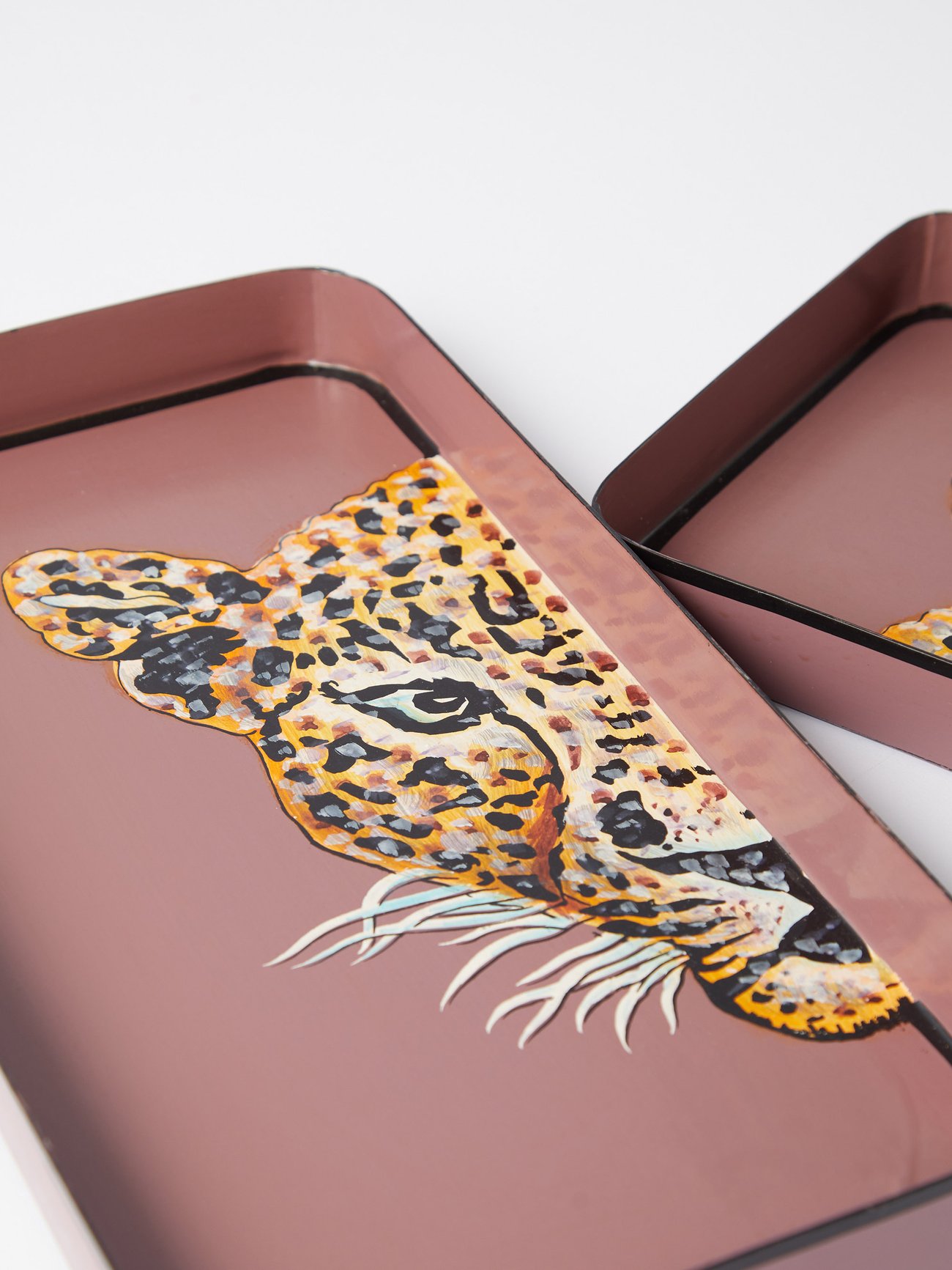 Leopard Vase Acrylic Tray by Megan Galante