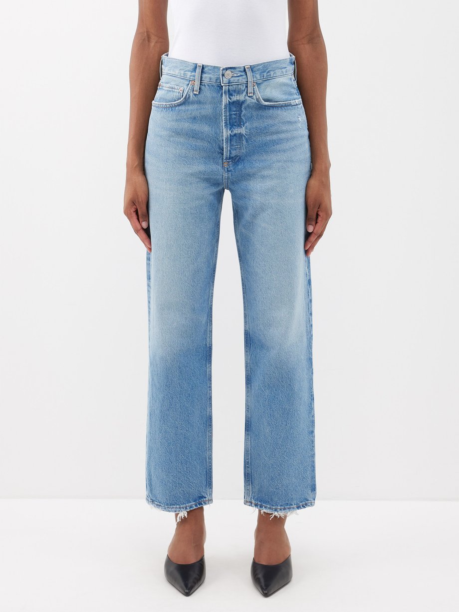 Blue 90s Bound organic-cotton straight-leg jeans | Agolde | MATCHES UK