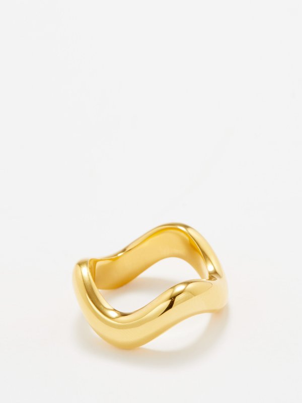 Daphine X Monikh Deol 18kt gold-plated ring