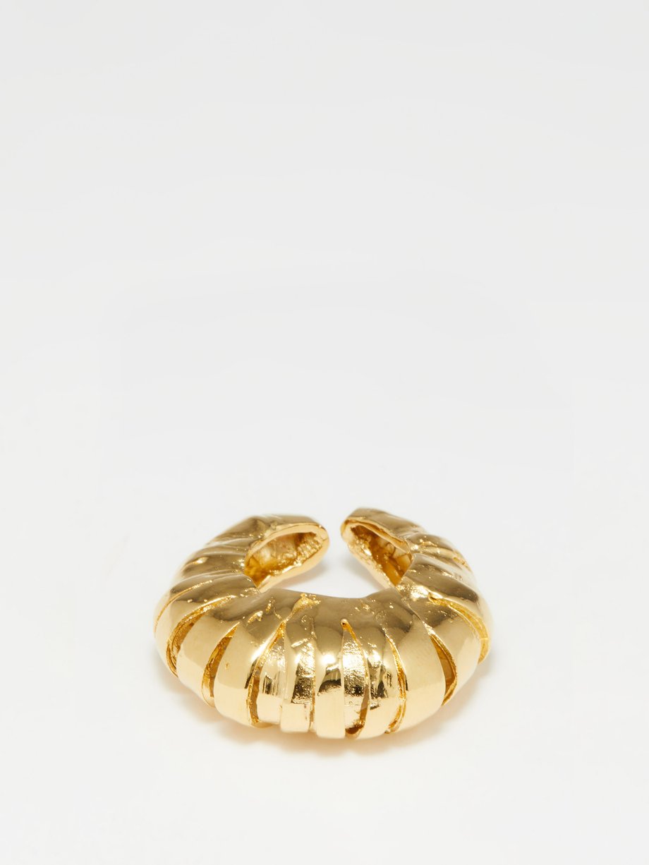 Paola Sighinolfi Wrap 18kt gold-plated ring