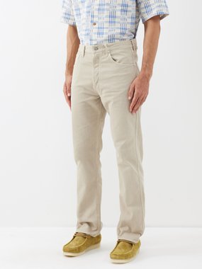 Visvim Fluxus 01 tapered-leg cotton-corduroy trousers