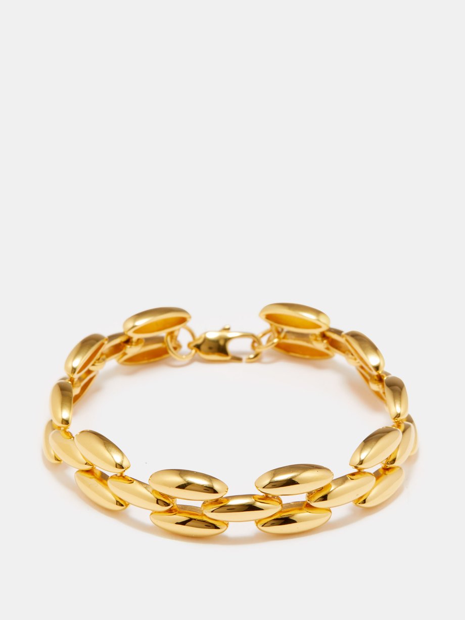 Daphine Steffi 18kt gold-plated bracelet