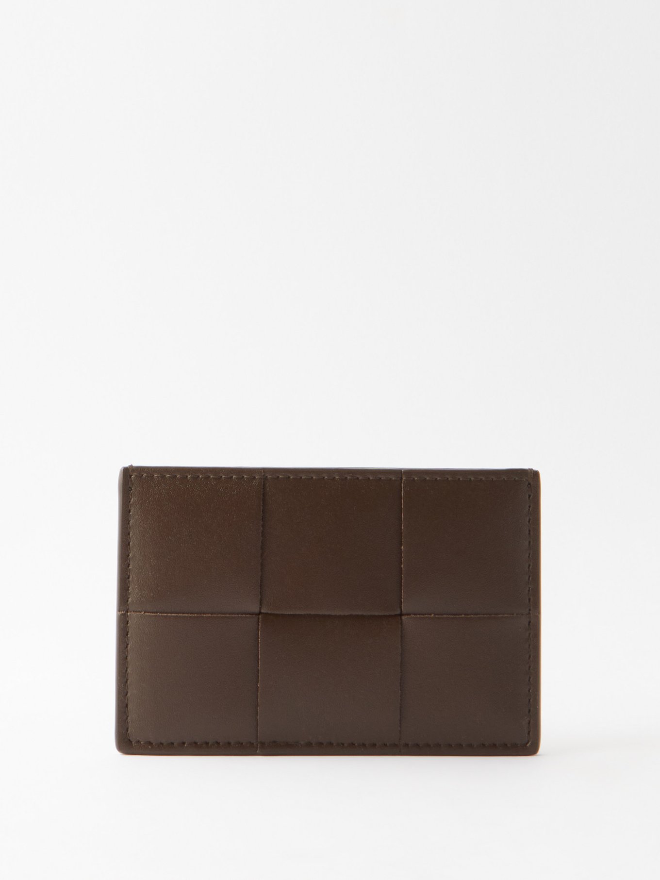 BOTTEGA VENETA Cassette intrecciato leather cardholder