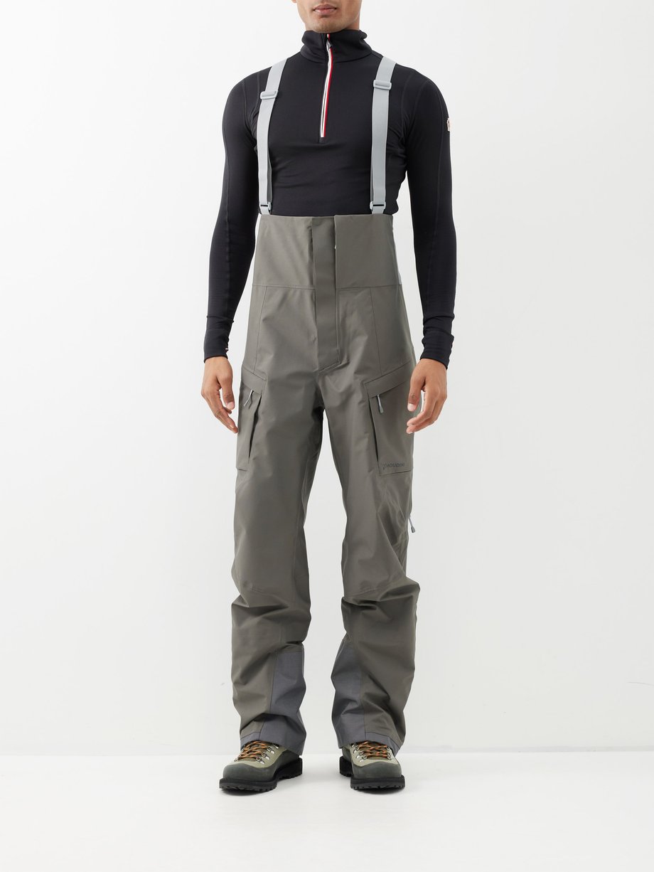 Houdini Rollercoaster recycled-blend shell bib trousers