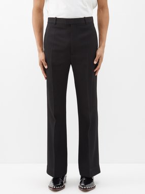 Gucci double stripe cropped trousers  Blue  Cropped trousers Cropped  trousers men Cropped pants